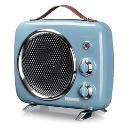 808 Termoventilatore Vintage Freddo e Caldo 2000W Celeste