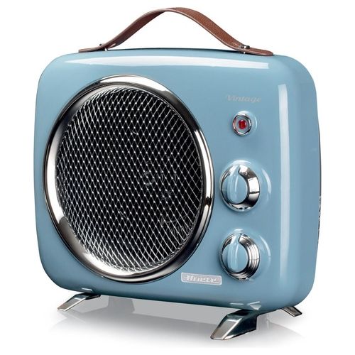808 Termoventilatore Vintage Freddo e Caldo 2000W Celeste
