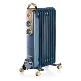 838 Radiatore a Olio Vintage 9 Elementi Riscaldanti 2000W Celeste