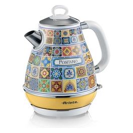 Bollitore Elettrico Acqua senza Fili Cordless Capacità 1.7 Litri Potenza 2200 Watt Estetica Positano