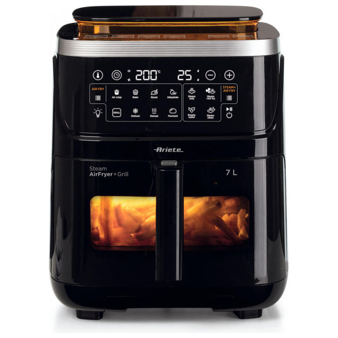 Image of Ariete Friggitrice ad Aria 7L 1700W Vapore Grill Nero Modello 4636