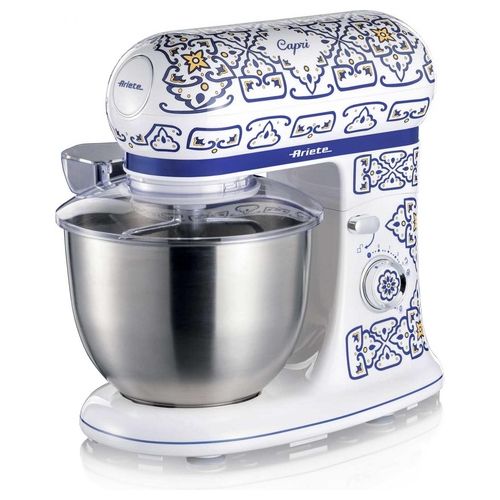 1588 Capri Impastatrice Planetaria 1200 W 5,5 L 7 velocità ciotola Acciaio Inox colore Bianco Azzurro