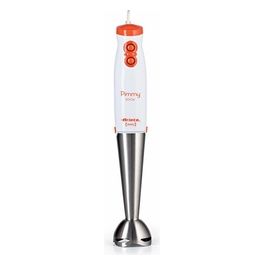 881 Pimmy 200 Frullatore ad immersione 200 watt, Gambo staccabile in acciaio inox Bianco/Arancio e Acciaio Inox