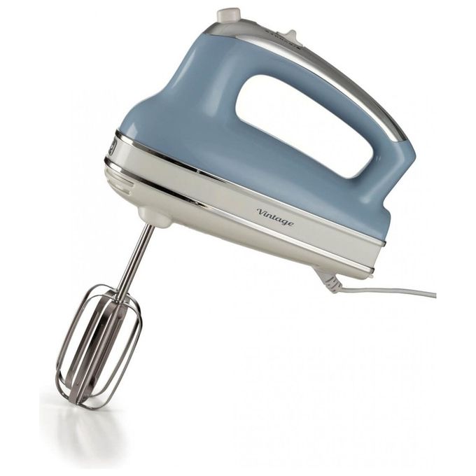 Image of Ariete Sbattitore Elettrico Potenza 450W 5 Velocita' 2 Fruste colore Celeste 1548 Vintage