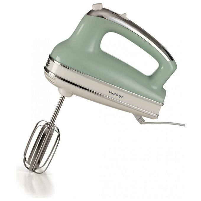 Image of Ariete Sbattitore Elettrico Potenza 450W 5 Velocita' 2 Fruste colore Verde 1548 Vintage
