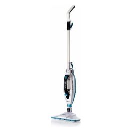 Steam Mop Foldable Pulitore a Vapore Verticale 0.35 Litri 1500W Blu/Bianco