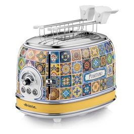 Tostapane 2 Fette Potenza 815 Watt 6 Livelli di Doratura  Funzione Defrost Estetica Positano