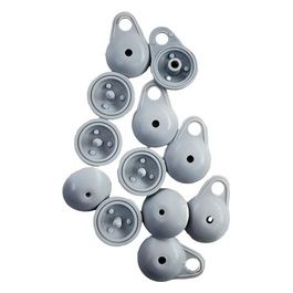 Bottoni Ferma Stuoia Set 6 Pezzi Grigio