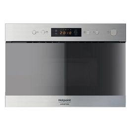 Hotpoint Ariston MN 314 IX HA Forno a Microonde Combinato da Incasso con Grill Capacita' 22 Litri Potenza 750 W Funzione Crisp Display LED Acciaio Inox