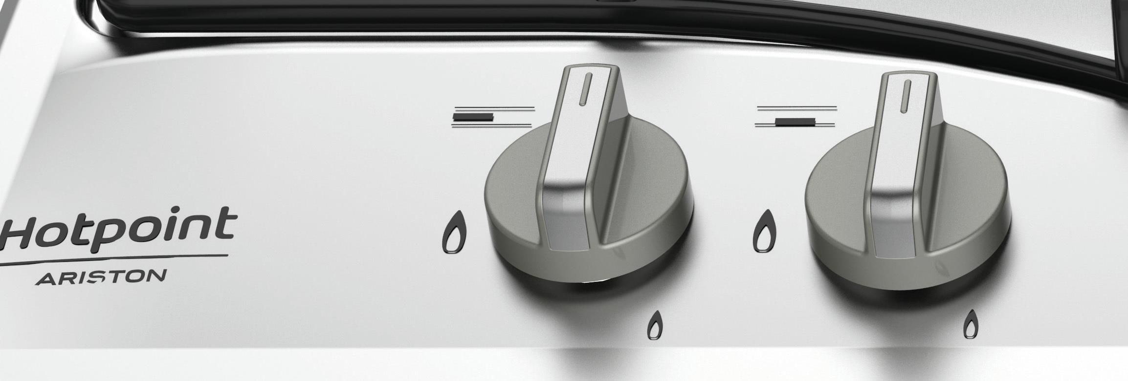 Hotpoint Ariston PCN 642 IX/HAR Piano Cottura a Gas 4 Zone | Yeppon