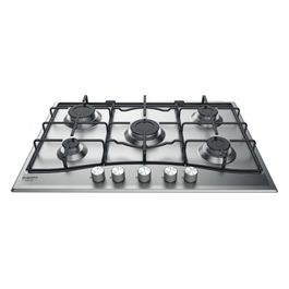 Ariston PCN 752 U/IX/HA Piano Cottura a Gas 5 Zone 75 cm Acciaio Inox