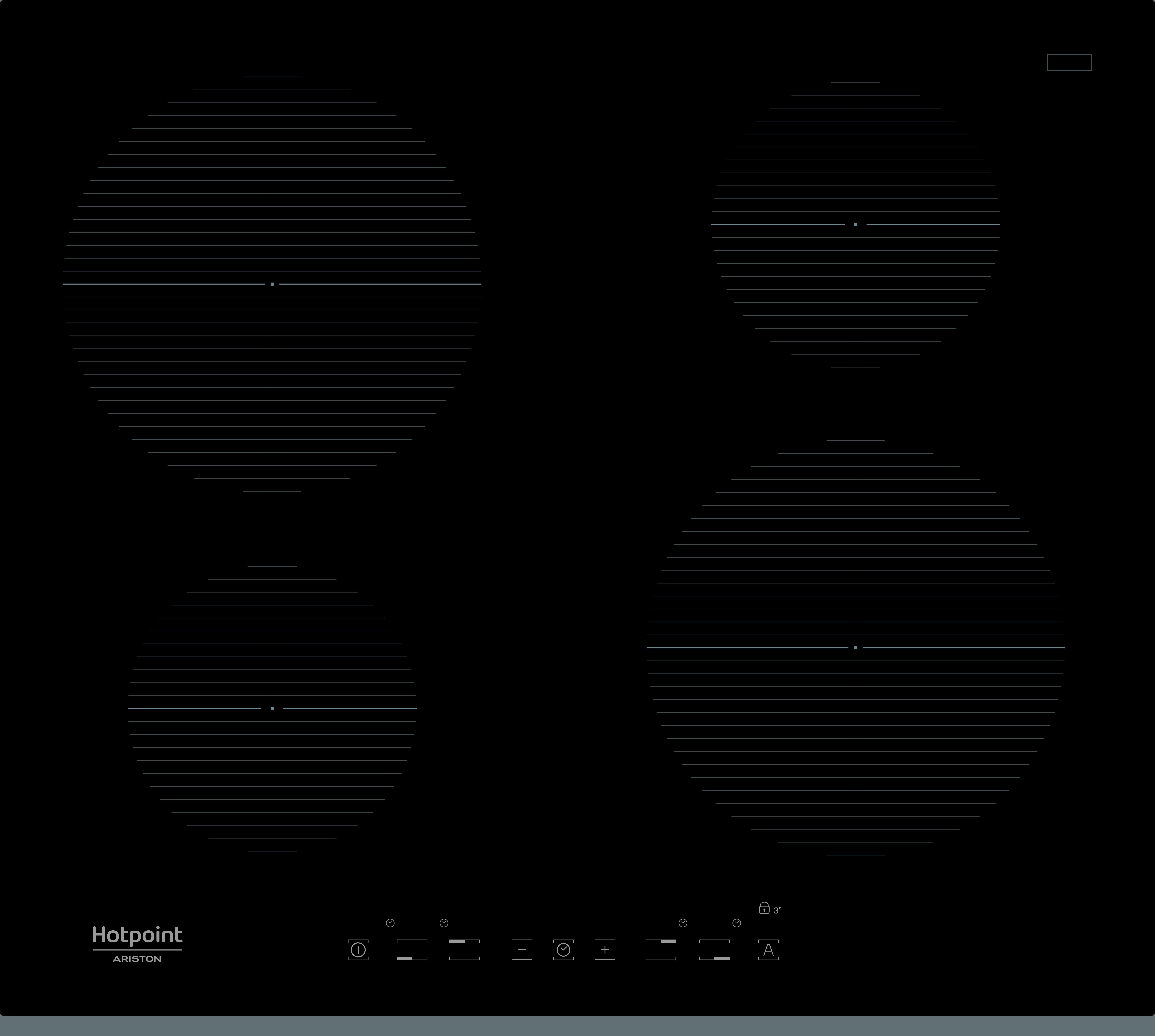 Hotpoint Ariston IKIA 640 F Piano Cottura a Induzione in | Yeppon