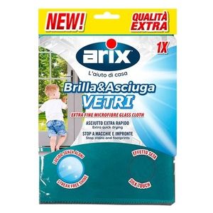 Arix Panno Microfibra Brilla e Asciuga Vetri