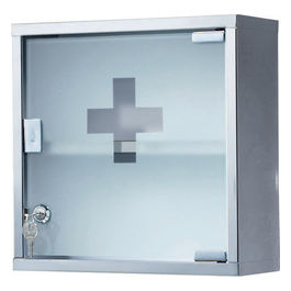 Armadietti Monoblocchi Lampade Cromato Metallo 30x30x12 Cm