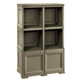 ARMADIO 1 MODULO CHIUSO2 SCAFFALI colore WENGE