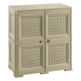ARMADIO 2 MODULI CON ANTE TRAF. colore TALPA