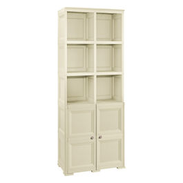 ARMADIO 2 MODULI CHIUSI3 SCAFFALI colore ANGORA 