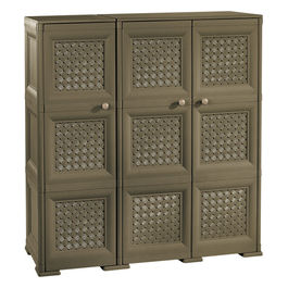 ARMADIO 3 ANTE 3 MODULI, ANTE TRAF. colore WENGE