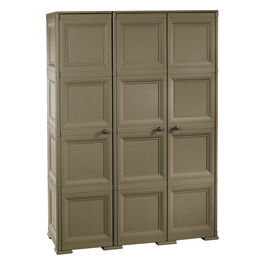 ARMADIO 3 ANTE 4 MODULI ANTE LISCE colore WENGE