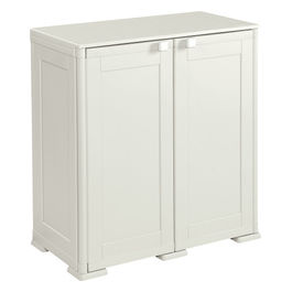 ARMADIO SIMPLEX BASSO CON 1 RIPIANO colore PANNA 