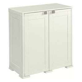 ARMADIO SIMPLEX BASSO1 RIPIANO LARGO colore PANNA 