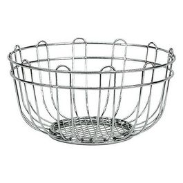 Artex Cestello Portafrutta e Pane Linea Kitchen in Metallo Filo Cromo 24cm