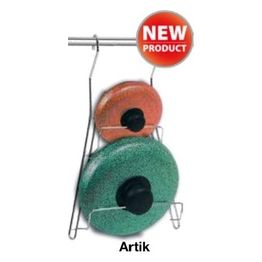 Artex Portacoperchi Artik Cromato da 4 Posti per Barra da Cucina 25x13x40cm