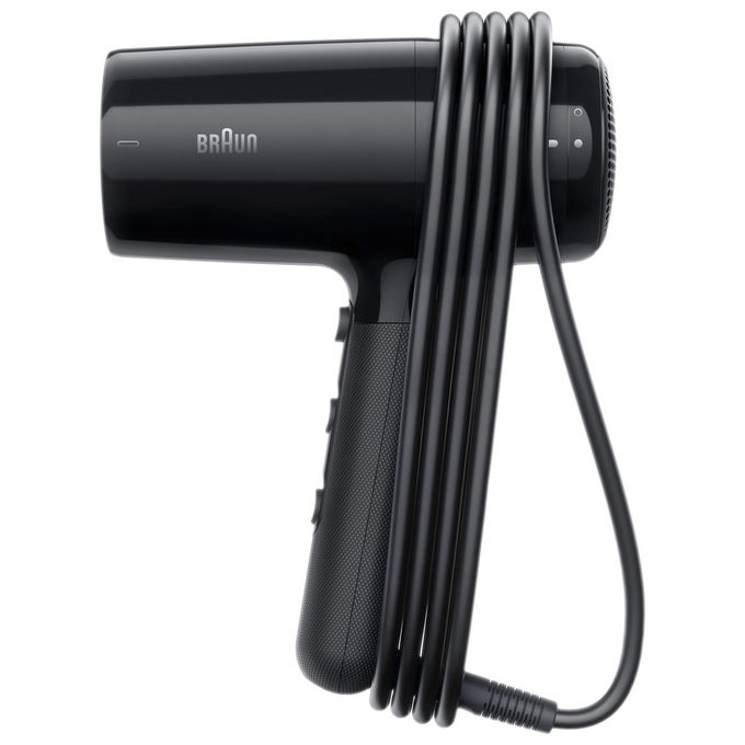 Braun BRHD215E HD2.15 Asciugacapelli 2100 W 2 velocita' 3 temperature Getto d'aria fredda Diffusore professionale Concentratore d'aria colore Nero