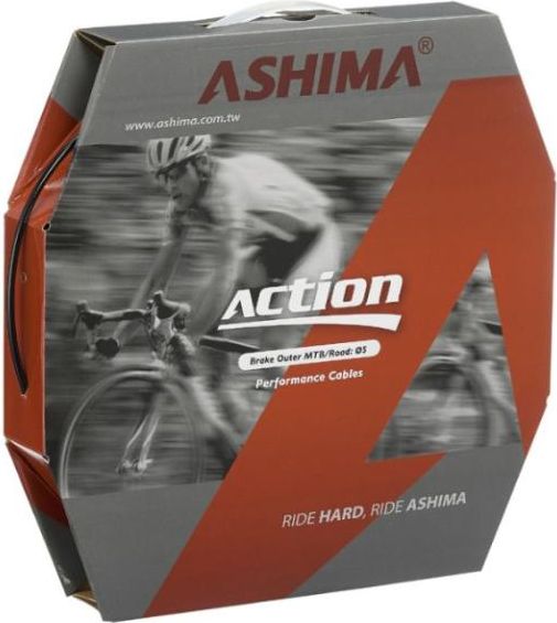 Ashima Guaina Freno Bicicletta 2P-Action Nera (50Mt)