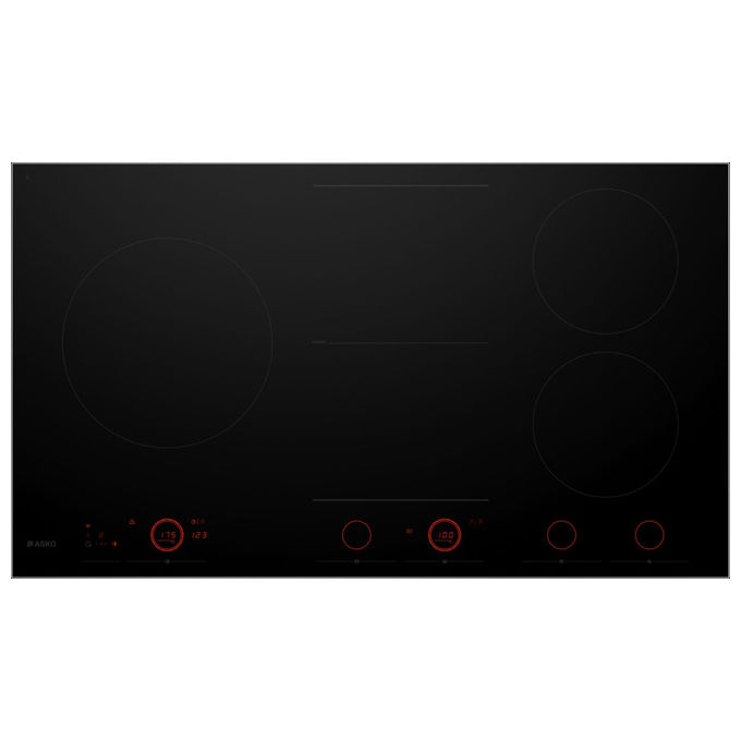 ASKO Piano Cottura a Induzione da Incasso 90 cm 5 Fornelli Nero
