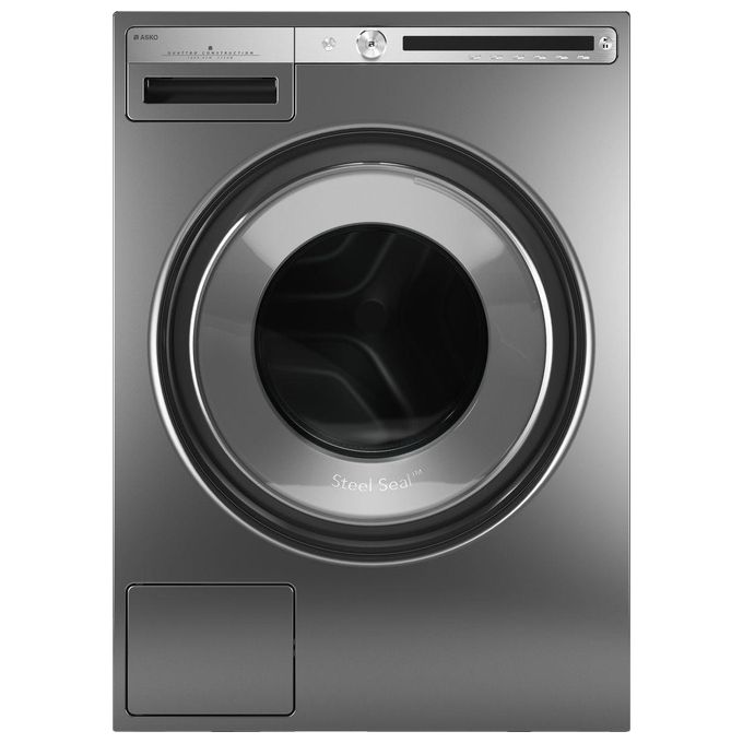 ASKO W 4086 C.T/2 Linea Logic Lavatrice Carica Frontale Steel seal Dose assist Programma igienizzante Classe energetica B Capacità di carico 8 Kg Centrifuga 1600 giri Motore brushless Argento