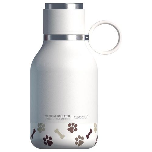 Asobu Dog Bowl Bottiglia Bianco 1 Litro