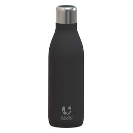 Asobu UV-Light Bottle Black 0.5 Litri