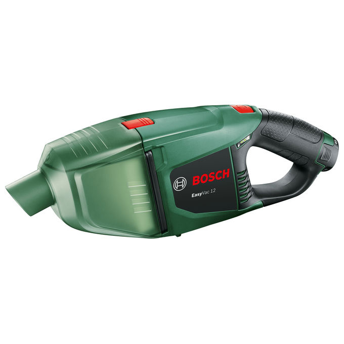Bosch 06033D0001 EasyVac 12 Aspirapolvere a bastone 2 in 1 Senza sacchetto 2,5 Ah 22 min 79 dB colore Nero Verde