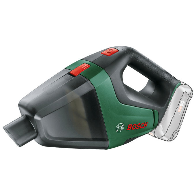 Bosch 06033B9102 UniversalVac 18 Aspirapolvere senza filo senza sacchetto 0,5 L 18 V 30 l-min colore Nero Verde