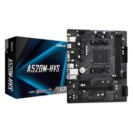 A520M-HVS Scheda Madre Amd A520 Presa Am4 Micro Atx