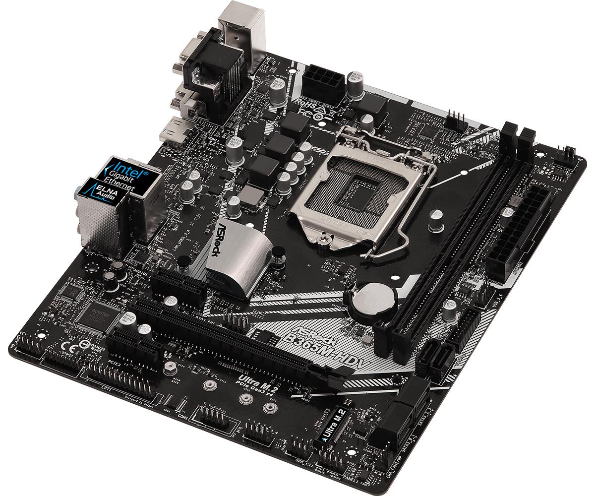 Asrock b365m hdv схема подключения