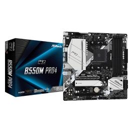 B550M Pro4 AMD B550 Socket AM4 micro ATX
