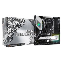 Asrock B550M Steel Legend Scheda Madre Presa Am4 Micro Atx Amd B550