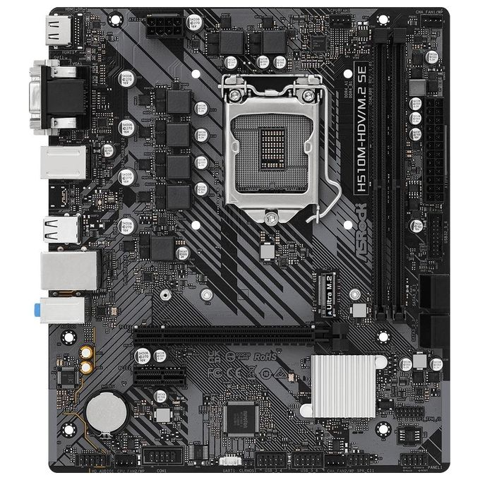 Asrock H510M-HDV-M.2 SE Intel H470 LGA 1200 (Socket H5) micro ATX