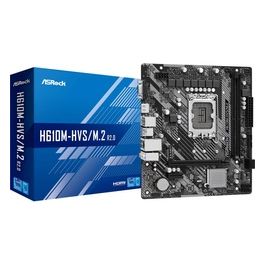 Asrock H610M-HVS/M.2 R2.0 Intel H610 LGA 1700 micro ATX