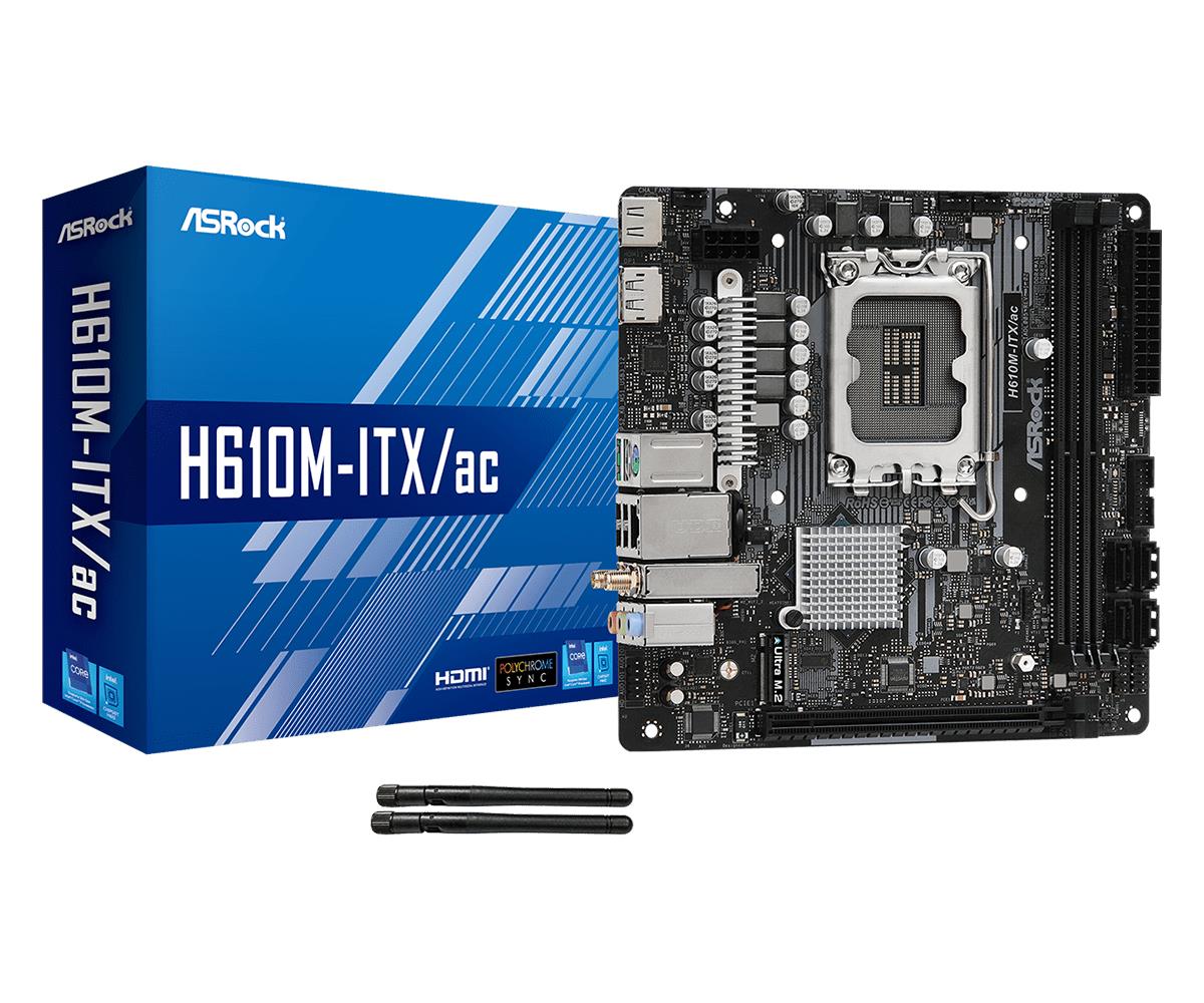 Asrock H610M-ITX/ac Intel H610