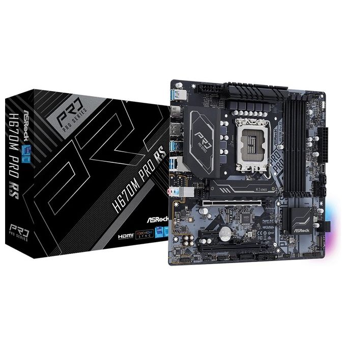Asrock H670M PRO RS 1700 Presa 2 DDR4