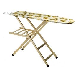 Asse da Stiro in Legno di Faggio 6,5X35XH141 cm Naturale 