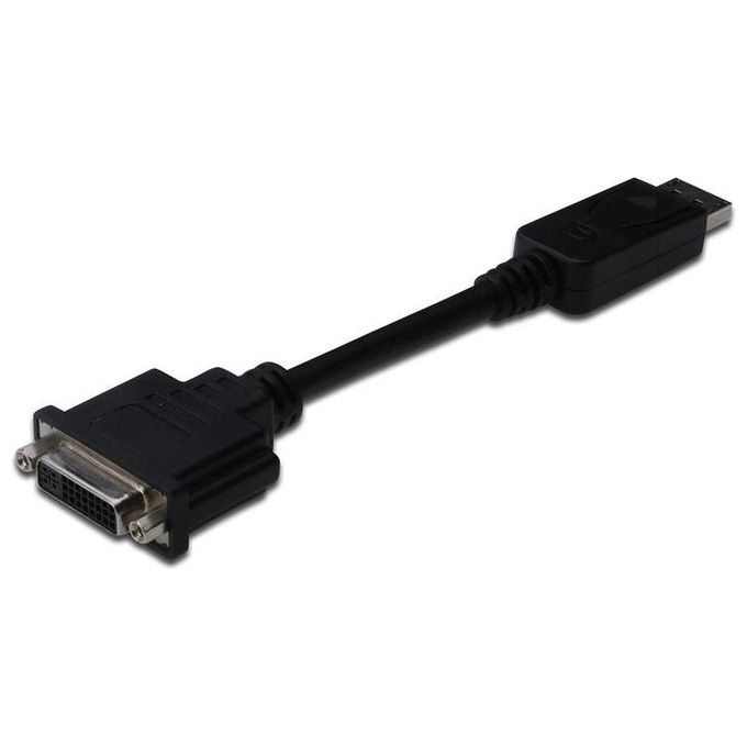 Assmann AK-340409-001-S Cavo di Interfaccia e Adattatore DisplayPort DVI-I Nero