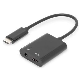 Assmann Cavo Splitter Usb Tipo-C a Usb Tipo-C con Connettore 3,5mm Stereo