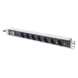 Assmann Electronic 19" Outlet Strip Protezione da Sovraccarico 7 Prese Ac 250 V Nero 2 M