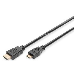 Assmann Electronic AK-330106-030-S Cavo Hdmi 3mt Hdmi Tipo A Hdmi Type C Mini Nero