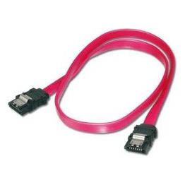 Assmann Electronic AK-400102-003-R 2x Cavo Sata 7-Pin 0,3mt Nero/Rosso