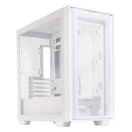 Asus A21 Case micro-ATX, Radiatori fino a 360 mm, Schede Grafiche fino a 380 mm, Raffreddamento efficace, Cable Management, Chassis Bianco